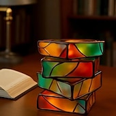 olcso Vázák és kosár-halmozott könyves virágcserép 3/4 rétegű könyvespolc virágtartó gyantából készült könyv alakú vázák beltéri és kültéri dekorációhoz ideális ajándék könyvbarátoknak, íróknak, tanároknak