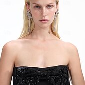 abordables Boucles d&#039;oreilles-Femmes Boucles d&#039;oreilles clous Géométrique Précieux Nœud ancien Mode Pendant Diamant Imitation Des boucles d&#039;oreilles Bijoux Argent Pour Mariage Soirée Fête Bal de promo 1 Paire