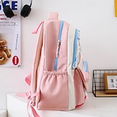 cheap Kids &amp; Teen Backpacks-Tween Girls Korean Style Backpack Set Cute Aesthetic School Bag with Tote Bag &amp; Pencil Case, Lightweight Large Capacity Bookbag for Middle School &amp; Travel