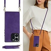 billige iPhone-etuier-telefon Etui Til iPhone 16 Pro Max Plus iPhone 16 iPhone 16 Plus iPhone 16 Pro iPhone 15 iPhone 15 14 Pro Max Plus Lommebok-kortveske Glidelås med nøkkelbånd Støtte Kontor / Bedrift TPU PU lær