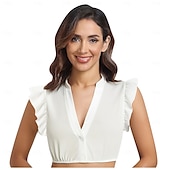 economico Camicette-Oktoberfest Strappati Blusa Dirndl Cameriera Bavarese Tedesco Monaco di Baviera Prati Per donna Carnevale Feste Panno in stile tradizionale