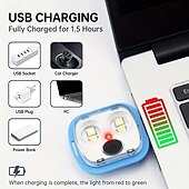 رخيصةأون معدات التخييم-قبعة شتوية مضيئة قابلة لإعادة الشحن عبر USB - سطوع عالي، بطارية طويلة الأمد، 9 ألوان (أسود/رمادي/أزرق/أصفر/برتقالي/وردي/أخضر/أحمر/كحلي) للمشي الليلي والتخييم وصيد الأسماك