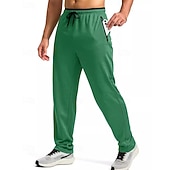 economico Gamba Dritta-Per uomo Pantaloni da tuta Pantaloni Pantaloni della tuta a gamba dritta Tasca Elastico in vita Coulisse Blocco di colori Comodità Sport all'Aperto Quotidiano Moda Casual Nero 1 # Nero Micro-elastico