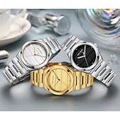 levne Quartz hodinky-MINI FOCUS Dámské Křemenný Módní Obchodní Wristwatch VODĚODOLNÝ Světový čas Ozdoby Nerez Hodinky