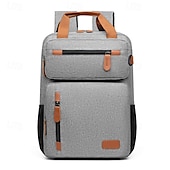 abordables Sacs à dos de Collège-Sac à dos bleu pour ordinateur portable avec port USB – Sac de voyage et d&#039;école à compartiments multiples avec accents en cuir et poche pour bouteille d&#039;eau