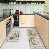 cheap Rugs &amp; Mats &amp; Carpets-Sunflower Series Long Kitchen Mat - Non-Slip, Stain-Resistant, Absorbent Rug for Entryway &amp; Home Use