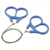 abordables Équipement de Camping-1 mini tronçonneuse de poche - scie à fil de survie portable pour le camping en plein air, la chasse, le jardinage, les situations d&#039;urgence - conception compacte, légère, durable, facile à utiliser