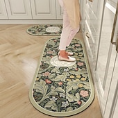 economico Tappeti e zerbini-Tappetino americano in terra di diatomee per bagno e cucina, antiscivolo, assorbente e lavabile &amp;tappeto da bagno, lungo e resistente allo sporco