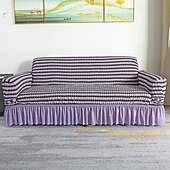 cheap Sofa Cover-3D Bubble Lattice Elegant Stretch Sofa Cover Loveseat Cover Couch Cover Spandex Elastic Sofa Slipcover Protector with Skirt