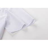 お買い得  メンズエリートシャツ-男性用 シャツ ブラック ホワイト ルビーレッド ブルー グレー 半袖 刺しゅう シャツカラー カジュアル 刺しゅう 衣類 エレガント 旅行度假风 ヴィンテージ 日常