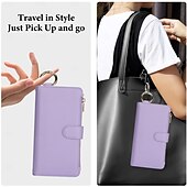 cheap Samsung Cases-Phone Case For Samsung Galaxy S25 S25 Plus S25 Ultra S23 Ultra Plus S23 Ultra S23 Plus A73 A53 A13 5G Wallet Case Zipper with Lanyard Card Slot Retro TPU PU Leather