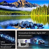 cheap Projectors-Ultra HD 4k Projector With Native 1080P 150 Lumens Home Theater Smart Android TV Daylight Beam Projectors 5G WIFI New Projecto