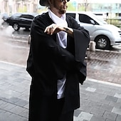 preiswerte Einfache Sweatshirts-Herren Oberbekleidung Schwarz Schalkragen Einfach Sport &amp; Outdoor Täglich Ferien Polyester Streetwear Basic Lässig Frühling Herbst Bekleidung Kapuzenpullover Sweatshirts Langarm