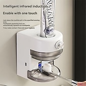 cheap Household Appliances-Automatic Toothpaste Dispenser Wall Mounted Electric Toothpaste Squeezer for Kids and Adults for Bathroom