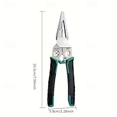 cheap Clamps-7 in 1 Multi-Functional Wire Stripper Scissor Multi-Functional Pliers with Needle Nose, Cutting, Crimping, and Stripping Blades for Wire Stripping &amp; Crimping Tool