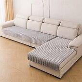 baratos Cortinas &amp; Cortinados-Capas de sofá de flanela acolchoada, protetores de móveis macios e duráveis, adequados para todas as estações, adequados para cães e gatos, laváveis à máquina, adequados para quarto, sala de estar,