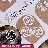 رخيصةأون إلى $30-مجموعة أقلام ختم فن الأظافر، مجموعة أقلام فن الأظافر، أدوات نقش فن الأظافر بتصميم بسيط، سهلة الاستخدام، قلم ختم الأظافر أدوات فن الأظافر DIY للفتيات والنساء