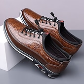 abordables Baskets-Baskets décontractées en similicuir texturé pour homme – chaussures à lacets légères pour la marche quotidienne, les voyages et le style urbain du week-end