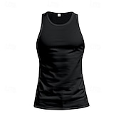 abordables Camisetas sin mangas de gimnasio-Hombre Camiseta sin mangas Chaleco Camisetas Interiores Camisa sin mangas Sin Mangas Cuello redondo Cuchara Verano Color sólido Plano Moda Básico Clásico 4 Piezas Calle Casual Deportes A B C Camiseta