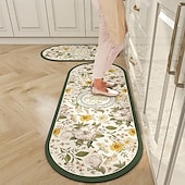 economico Tappeti e zerbini-Tappetino americano in terra di diatomee per bagno e cucina, antiscivolo, assorbente e lavabile &amp;tappeto da bagno, lungo e resistente allo sporco