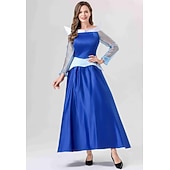 levne Dámské Kostýmy-Spící kráska Pohádka Princeznovské Popelka Šaty Cosplay kostým Plesové šaty Postavy z pohádek cosplay Filmové kostýmy for Dámské Dospělé předvečer Všech svatých Karneval Světový den knihy Výkon