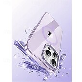 Недорогие Чехлы для iPhone-телефон Кейс для Назначение айфон 16 айфон 16 про айфон 16 про макс айфон 15 iPhone 15 Pro Max Кейс на заднюю панель со стендом Магнитный Поддержка беспроводной зарядки Ретро ПК