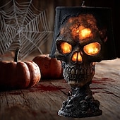 halpa Halloween sisätiloissa-Pääkallo Tilan vaihtaminen Halloween USB 1kpl