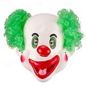 economico Maschera di Halloween &amp; Accessori-Maschera di Halloween, cuffia in lattice, cuffia da clown, maschera sorridente, faccia da fantasma, performance, bar, palla, cosplay, accessorio