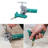 cheap Hand Tools-Glass Tile Cutter Tool Kit Handheld Diamond Glass Cutting Knife for Thick Glass Ceramic Tiles Portable Manual Tile Scorer DIY Craft Cutting Tool
