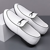 voordelige Loafers-Groene instappers met krokodillenmotief voor heren – casual zakelijke stijl, comfortabele schoenen van imitatieleer voor op kantoor en dagelijks gebruik