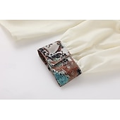 cheap Boho Tops-Women&#039;s Western Blouse Boho Shirt Blouse Flower Modern Boho Long Sleeve Off Shoulder Regular Tops Daily Going out Print Apricot Summer