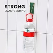 economico Organizzazione spazi-Supporto per presa adesivo senza foratura da 4 pezzi, staffa di fissaggio per multipresa autoadesiva, organizer per prese senza foratura per router, prolunga e gestione cavi
