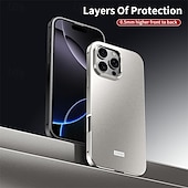 olcso iPhone-tokok-telefon Ügy Kompatibilitás Apple AirTag iPhone 16 Pro Max iPhone 15 14 Pro Max Fekete tok Leválasztható Mágneses Ütésálló PC Fém