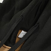 levne pánské základní mikiny s kapucí-Pánské Kapuce Mikina se zipem na čtvrtletí Černá Velbloudí Tmavě šedá Kapuce Barevné bloky Slátanina Kapsy Čtvrtletní zip Sporty a outdoor Denní Dovolená Polyester Šik ven Základní Na běžné nošení
