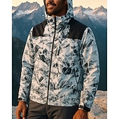 tanie Kurtki wodoszczelne-Męskie Kurtka Outdoorowa Kurtka Softshell Kurtka turystyczna Na wolnym powietrzu Wodoodporny Odporność na wiatr Ubrania turystyczne Ubrania turystyczne Wiosna Jesień Top Kemping / turystyka