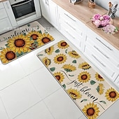 cheap Rugs &amp; Mats &amp; Carpets-Sunflower Series Long Kitchen Mat - Non-Slip, Stain-Resistant, Absorbent Rug for Entryway &amp; Home Use