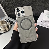 ieftine Carcase iPhone-telefon Maska Pentru Apple AirTag iPhone 16 15 14 Pro Max Plus iPhone 13 Pro Max Capac Spate Magnetic Acceptă încărcarea fără fir Anti Șoc PC