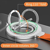 economico Supporto per telefono-Supporto magnetico ad anello per cellulare compatibile con iPhone 15, 13, 14 e 15, con impugnatura rimovibile MagSafe per cellulare.