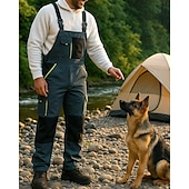 cheap Bottoms-Men&#039;s Outdoor Bibs Fishing Bibs Outdoor Regular Fit Waterproof Windproof Bottoms Pocket Black Green Camping / Hiking Running S M L XL XXL