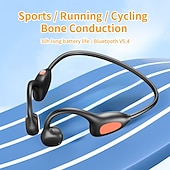 baratos Auscultadores TWS True Wireless-Fones de ouvido de condução óssea com 16 horas de reprodução, fones de ouvido sem fio com faixa de cabeça aberta, fones de ouvido esportivos à prova d&#039;água ipx6 com microfone para corrida e ciclismo