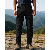 preiswerte Unterteile-Herren Cargohosen Wanderhosen Außen Normale Passform Wasserdicht Winddicht Leicht Unterteile Tasche Schwarz Grün Baumwolle Camping / Wandern Laufen S M L XL XXL