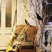 Χαμηλού Κόστους Χάλοουιν-6 τεμάχια μαύρα κοράκια για το Halloween, φτερωτά κοράκια, διακοσμήσεις για το Halloween, κοράκια, ρεαλιστικά κοράκια, μεγάλο χειροποίητο μαύρο κοράκι για είδη διακόσμησης για το Halloween