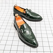 billige Loafers-herresko i skinnende gull – metalliske slip-on-sko til bryllup, kveldsgallaer og forestillinger