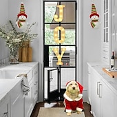 levne Dekorativní světla-Dekorace pro Vnitřní Domácí Dekor-3 LED 8,5 Palcové Marquee Osvětlené Písmena Joy Signy Napájené Baterií pro Krb Domácí Bar Party Ložnice Stěna