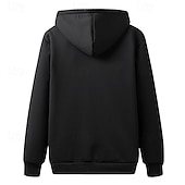 economico felpe in pile-Per uomo Felpa con cappuccio Felpa con cappuccio a zip intera Felpa con cappuccio in pile Nero Grigio chiaro Grigio scuro Con Cappuccio Semplice Con zip Tasca Frontale Sport &amp; Outdoor Casuale