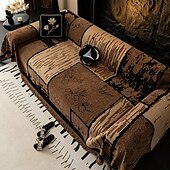 cheap Pet Sofa Cover-Vintage Chenille Anti-Scratch Sofa Protector Throw Couch Cover Pet Friendly