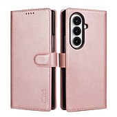 abordables Coques Samsung-téléphone Coque Pour Samsung Galaxy Pliage en Z 7 Z Fold 6 Z Fold 5 Z Fold 4 Étui Portefeuille Support Emplacement Carte Antichoc Rétro TPU faux cuir