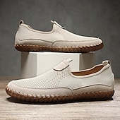 preiswerte Slipper Schuhe-Atmungsaktive Herren-Slip-On-Wanderschuhe aus Strick – leichte Mesh-Sneaker für Sommerreisen, Outdoor-Aktivitäten und Komfort im Alltag