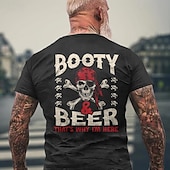 billige T-skjorter-Oktoberfest Øl T-skjorte Bayersk München Tysk Graphic Til Herre Voksne Karneval Oktoberfest øl Varmstempling Fest Fritid / hverdag