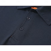  Homens Pólo Casual Esportes Aberto para a Lateral Manga Curta Esportes Lazer Tecido Multi-pack Frente do botão Verão Azul marinho + branco Marinha + Marinha Azul marinho + Preto Azul marinho